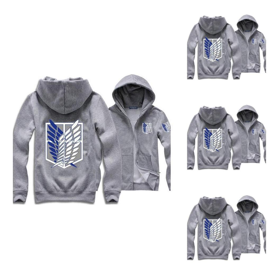 Attack Titan On Shingeki No Kyojin Cosplay Costume Hoodie Jumper Jacket Coats