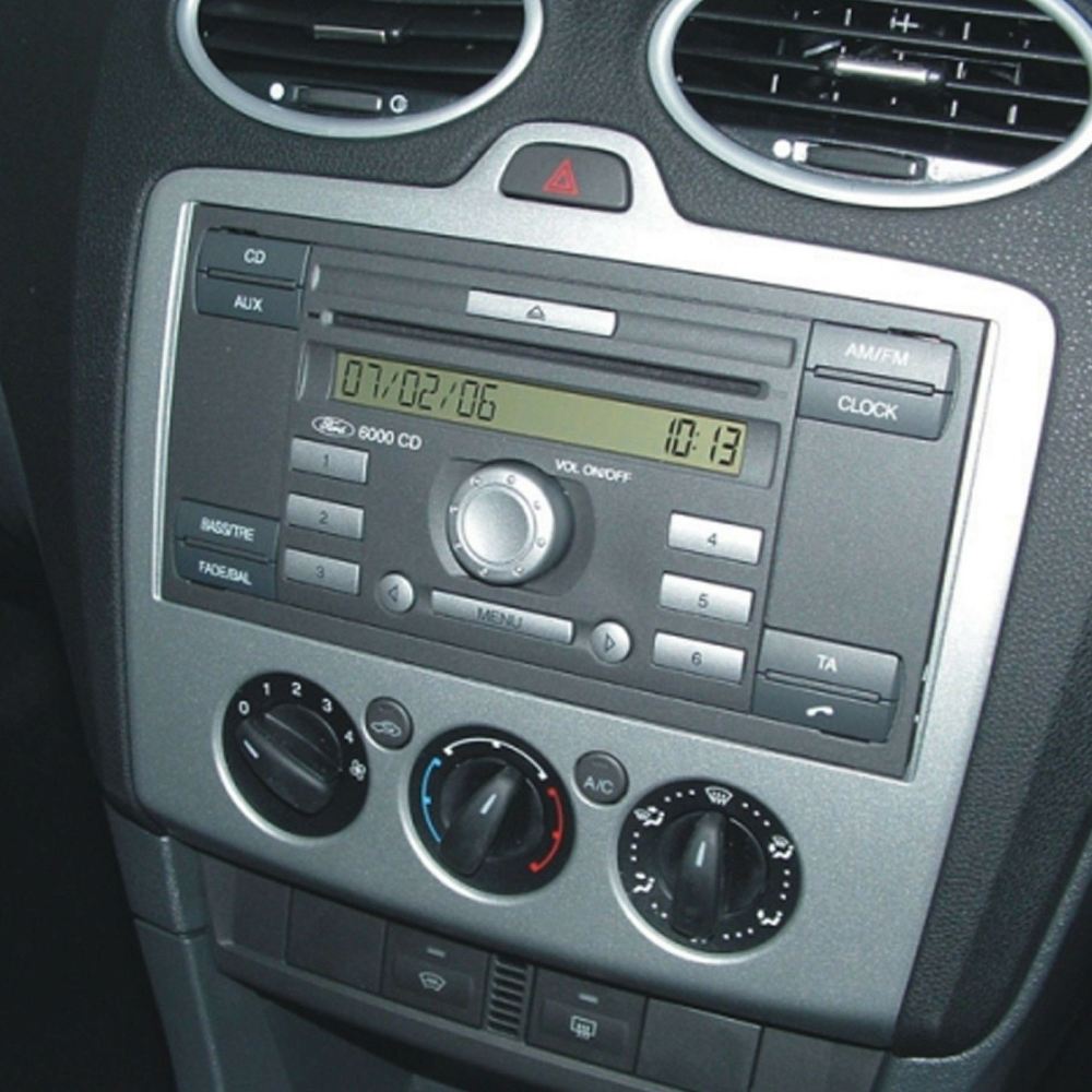 Kit de montage de façade pour autoradio Double Din Adaptateur de faisceau d'alimentation pour panneau de façade Ford Accessoires intérieurs Remplacement du panneau audio