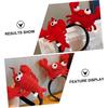 Minkissy 2-Piece Fabric Crayfish Headbands for Kids, Lobster Character Hair Accessories, Cute Headbands for Christmas, Halloween, and Cosplay