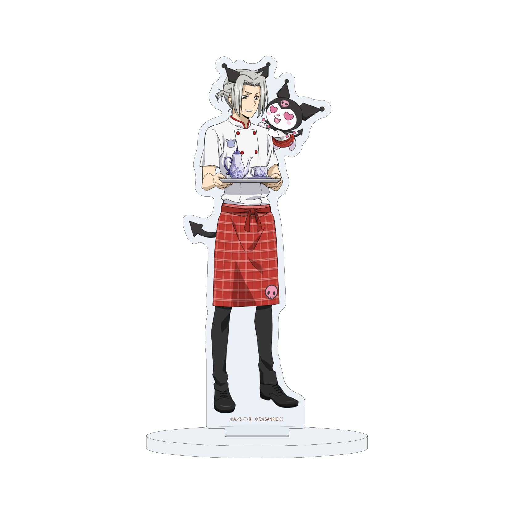 

А3 Katekyo Hitman REBORN x SANRIO CHARACTERS 20 Гокудера Хаято x Куроми [Коллаборационная иллюстрация] Акриловая подставка В150 x Ш150мм ZACF-RES-20