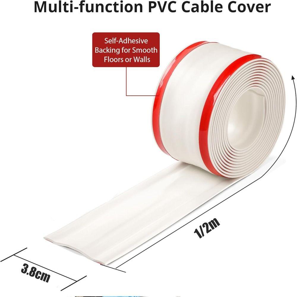 Durable Wire Cover PVC Cable Protector High Quality Cord Hider  Office