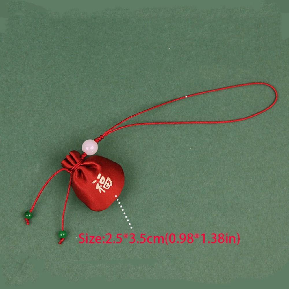 for Filled Fragrant Herbs Chinese Style Sachet Printing Tassel Small Pouch  Ladies