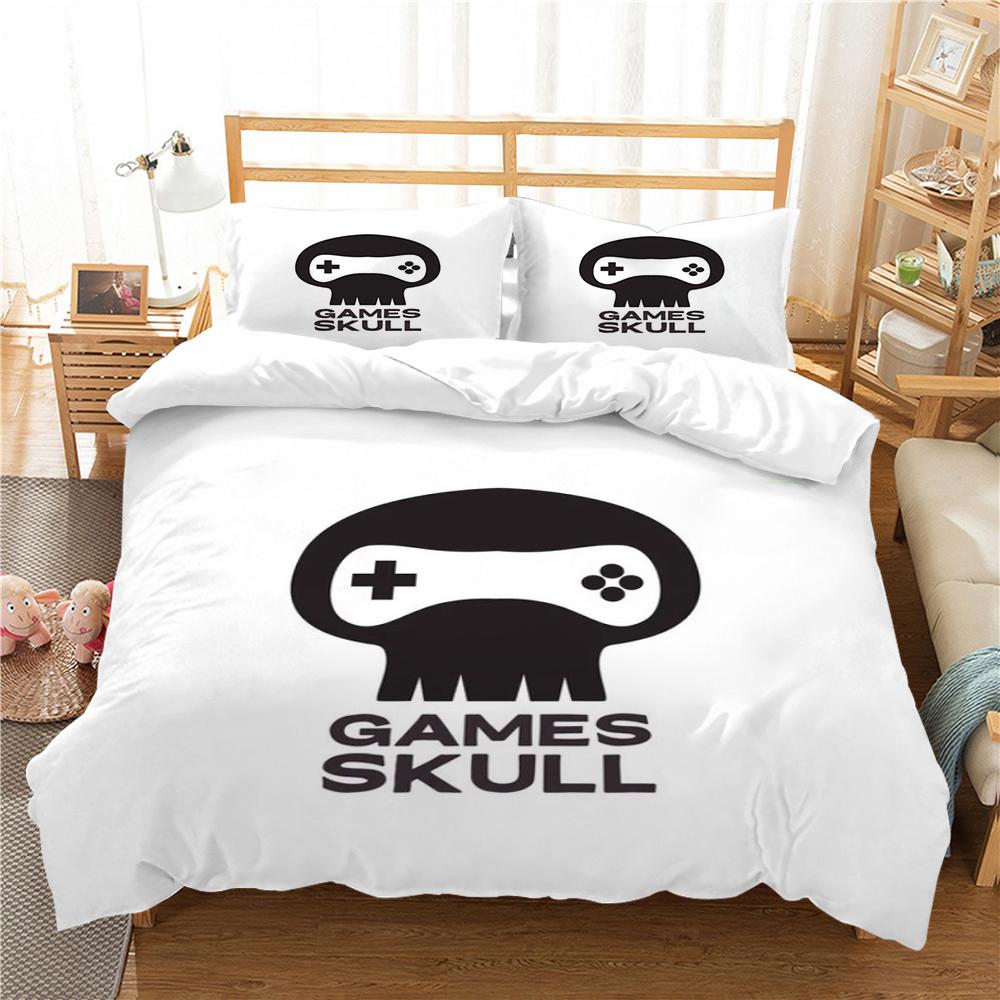 Bedding Cover Game Handle Printing Duvet Cover Set Cool Home Textiles Children Kid Bedding King Size Qulit Cover Set