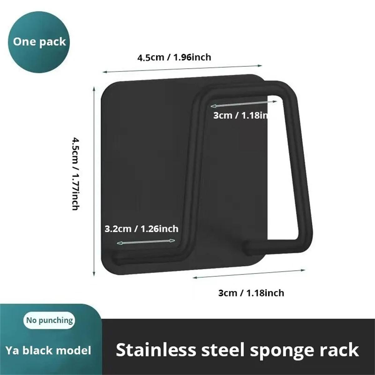

10pc Stainless Steel Sink Sponge Rack For Sponge Steel Wire Ball Draining Paste The Inner Wall Of The Sink Kitchen Supplies