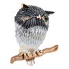 Brooch Pin Cute Owl Animal Shape Rhinestone Embellished Exquisite Clothing Pin for Women Clothes Decoration Gift