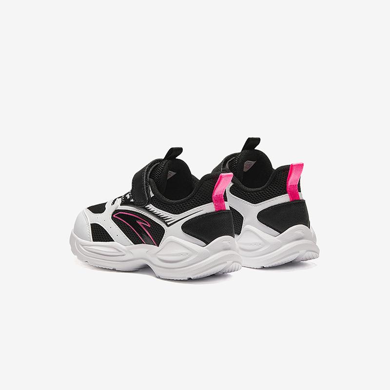 Anta Kids Synthetic Leather Fabric Running Series Trendy Comfortable Versatile Lightweight Shock Absorption Low Top Kids Running Shoes A22439925