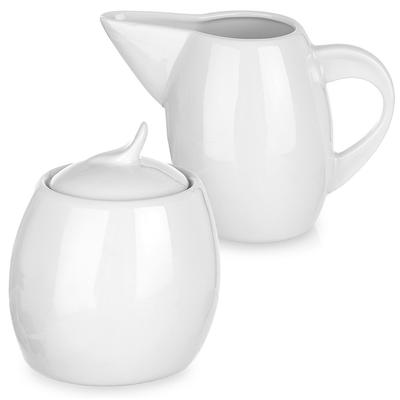 Sugar Bowl And Creamer Porcelain Mona 200 Ml / 240 Ml 2 Pcs.