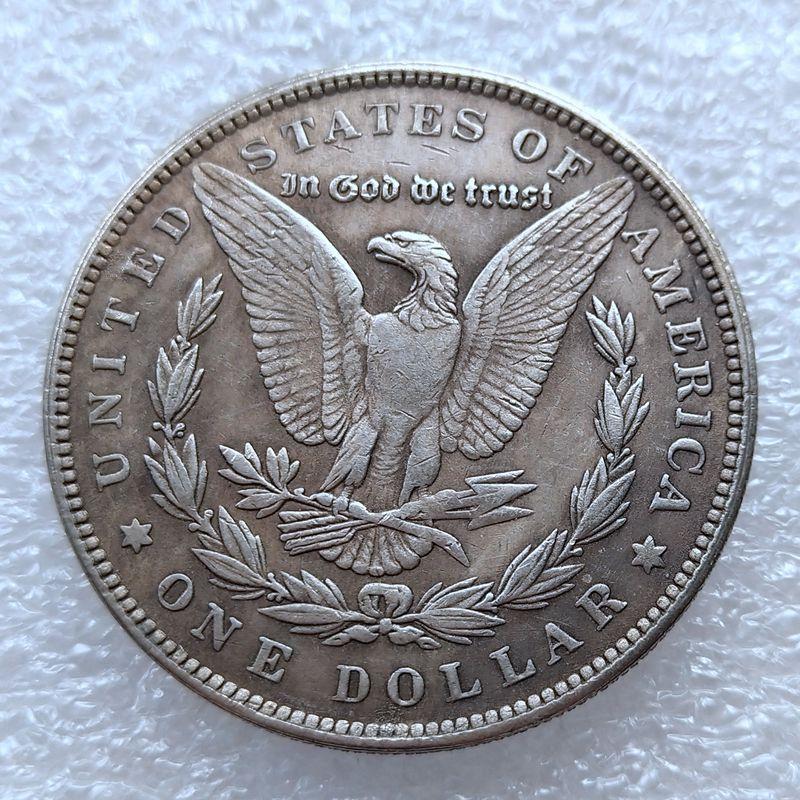 Antique Crafts, American Wandering Coins, Animal Series, Brass, Silver Plating, Collectible