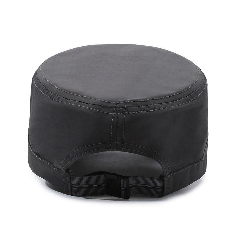 Summer Sunshade Flat Top Hat Men's Outdoor Quick-Drying Hat Fishing Breathable Hat