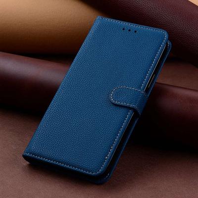 Litchi Texture Leder Flip Case für Samsung Galaxy A15 A25 A35 A55 A33 A53 A14 5G A32 A52 A72 M52 A13 M13 A34 A54 A24 A23 A51 M34 Brieftasche Stoßstangenabdeckung