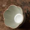 Ru Kiln Large Capacity Ceramic Tea Tasting Cup - Gongfu Tea Set for Home.