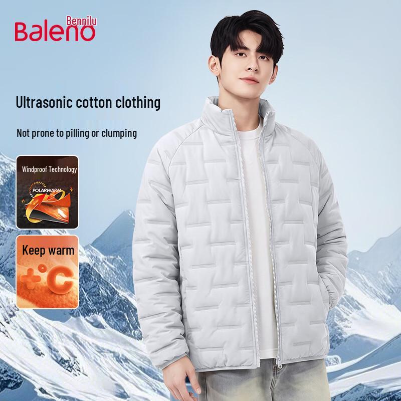 Baleno Men's Winter Stand Collar Padded Jacket