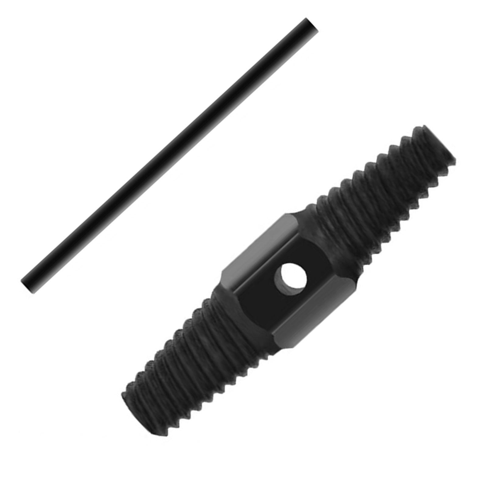 

Screw Removal Tool A4 Steel Double End Broken Thread Bolt Remover for 12in 34in Water Pipe 12in