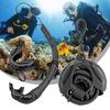 Diving Snorkel Flexible Rolls Up Silicone Snorkel with Compacts Storage Case for Spearfishing, Freediving, Snorkeling