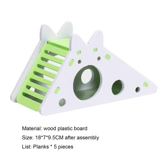 Hamster House Assembled DIY Smooth Surface Hamster Slider House Toy for Pet