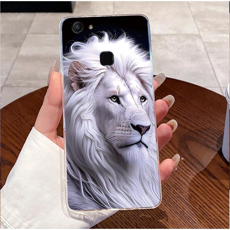 Case For Vivo V7+ V7 V 7 Plus 1716 1718 Casing Clear Back Cover Luxury Cute Love Heart Rabbit Funny TPU Soft Silicone Phone Case