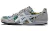 Sapatos Casuais Serrano de Cano Baixo Feminino Listrados Cinza D668L-1099
