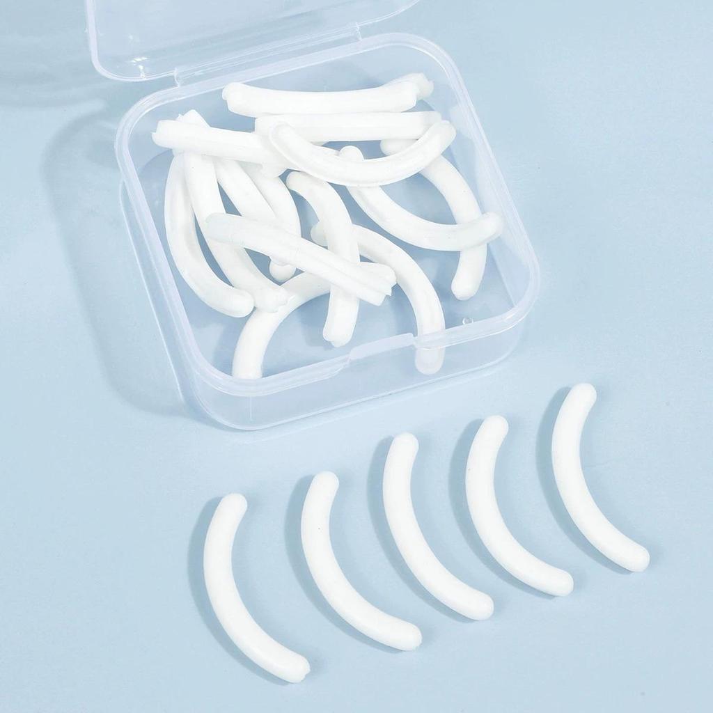 Multi-Color Durable Silicone Eyelash Curler Replacement Pads - High Elasticity and Long-Lasting
