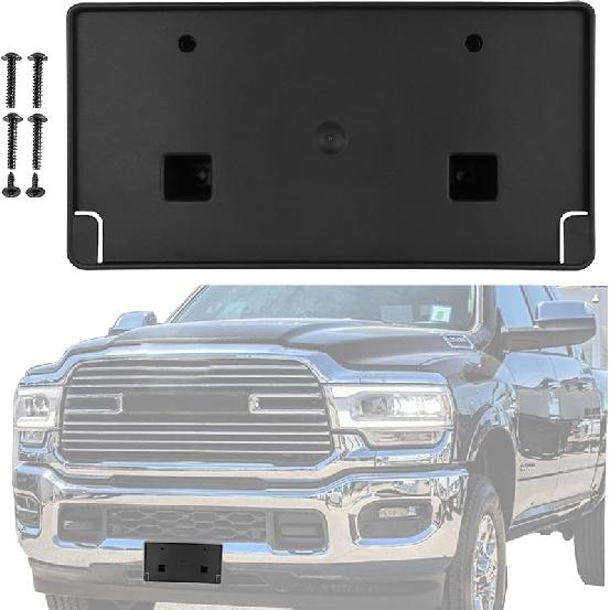 Replacement For Front Bumper License Plate Frame Bracket Ram 2500 3500 4500 5500     68362197AA