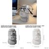 Character Resin Glasses Shelf Organizer For Desk Decor Home Office Use