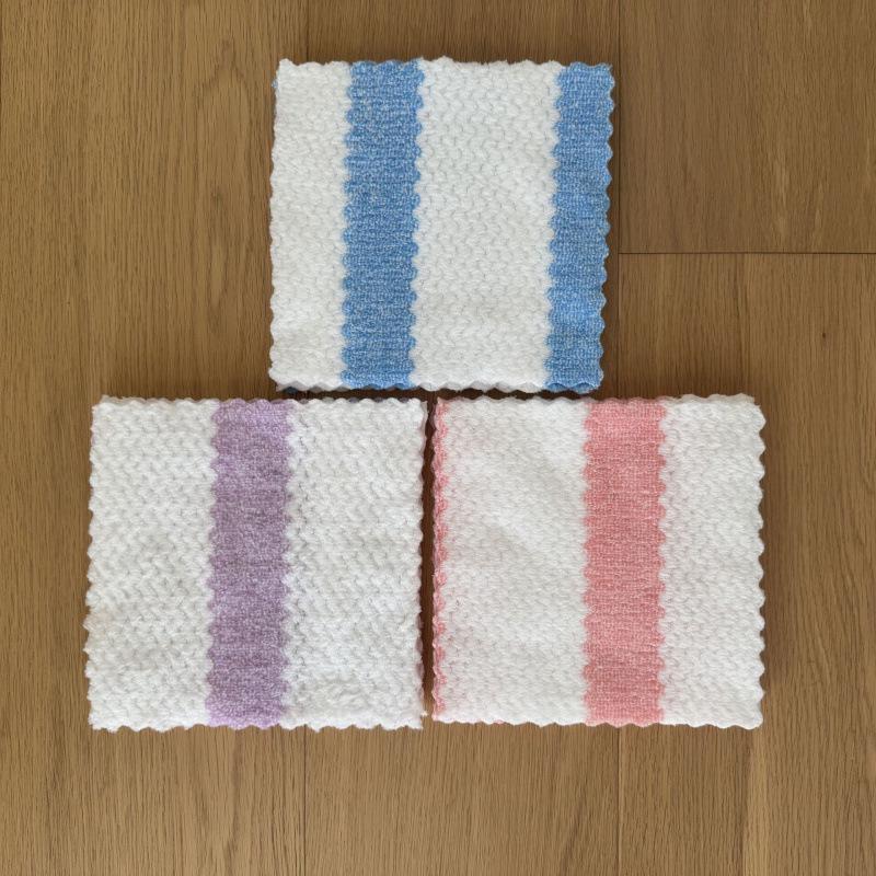 Non-Stick Oil-Free Lint-Free Absorbent Dishcloth for Decontaminating and Table Wiping 25x25 cm