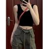 2026 Women's Spring/Summer Camisole Vest - Cross-Border Crop Top 
