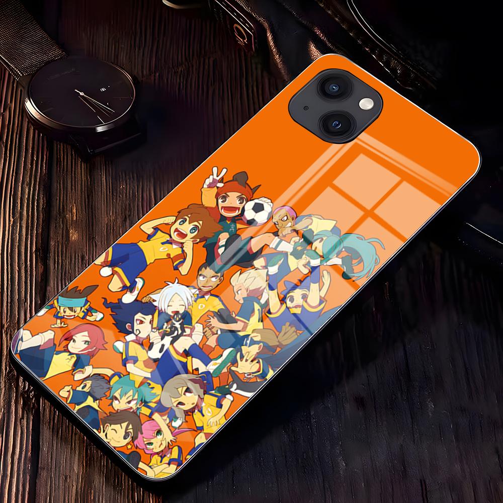 Anime I-InazumaS Phone Case For IPhone 17 Pro Max 16 15 14 Pro Max 13 11 X Xs Xr 8 7Plus Glass Cover