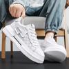 Men's shoes shell head shoes boys board shoes versatile casual sports leather shoes white shoes men's personality fashion sports