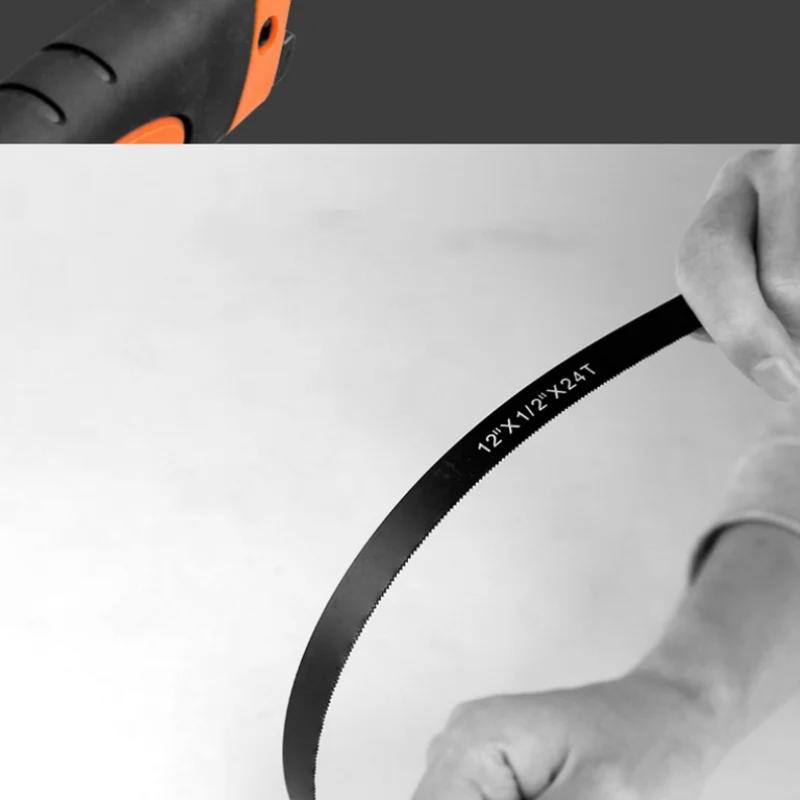 Mini Metal Saw with Extra 1 Piece Bi-Metal  Blade, Aluminum Small Hack Saw for Wood Plastic