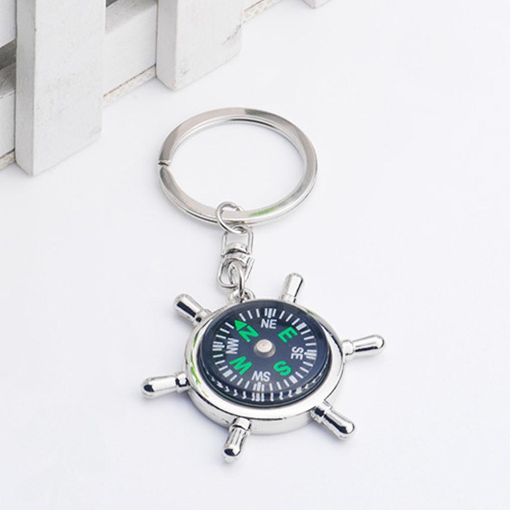 Watertight Sighting Keychains Compasses Survival Camping Mountaineering Boating Compasses Mini Navigation Compasses