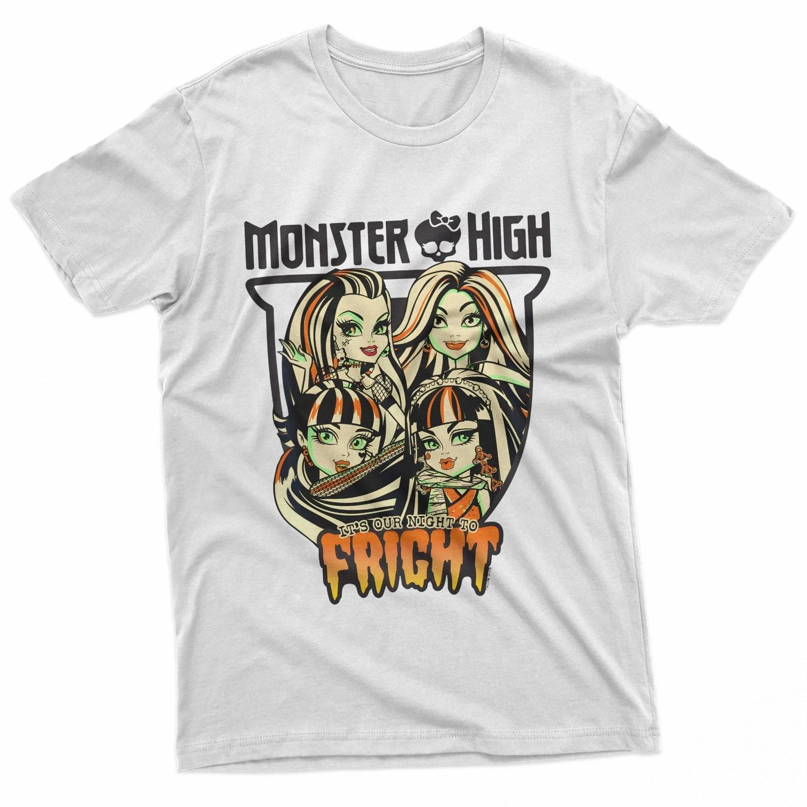 Monster High - Halloween Fright 100% Cotton T-shirt Mens Tees Top S