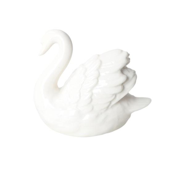 

Декоративные керамические колпачки на болты унитаза в виде лебедей, забавный колпачок на винт для унитаза, аксессуары для ванной комнаты 1pc белый