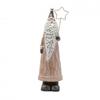 Terracotta Santa 35cm With LED Star