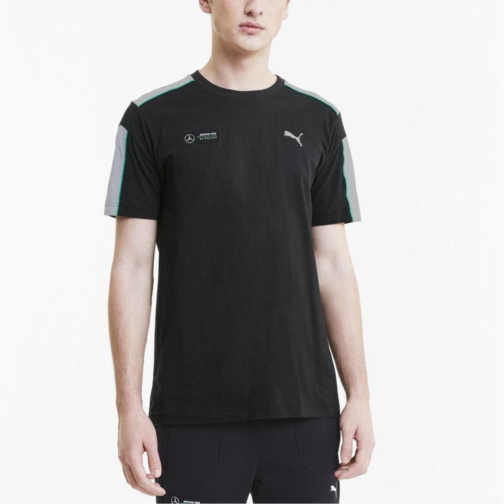 Puma Round Neck Short Sleeve Logo T-Shirt Men tops 598040-01