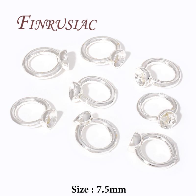 Crimp Beads For Jewelry 18K Gold Plated Crimps Cover Findings For DIY Bracelets Accessories Bead Tip Ball Chain Connectors