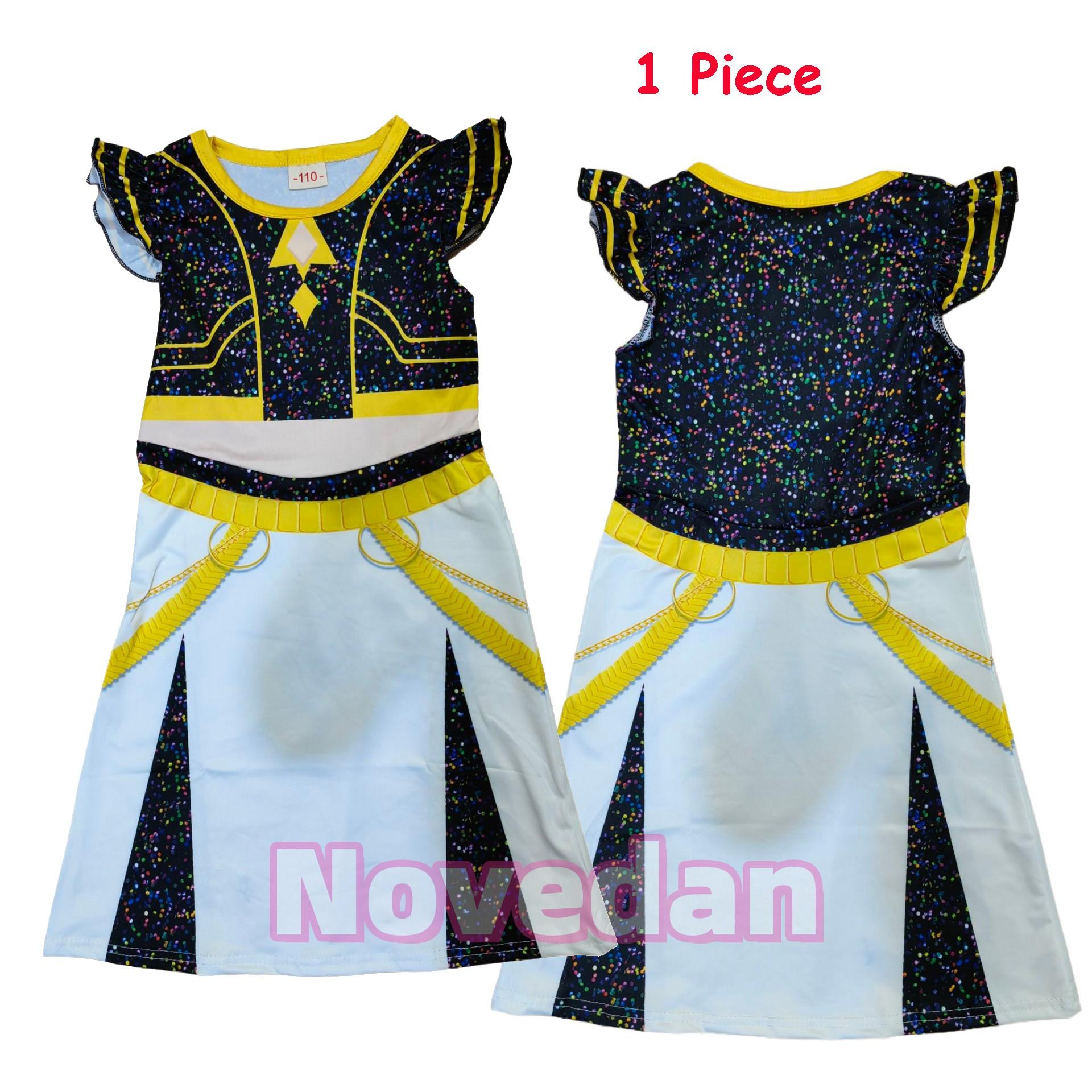 Costume Cosplay Anime Enfant Costume Doré Robe Filles Groupe d'Idoles Chanteuses Spectacle de Scène Halloween Fête d'Anniversaire Déguisement Kids 130cm&Singer Idol Group black