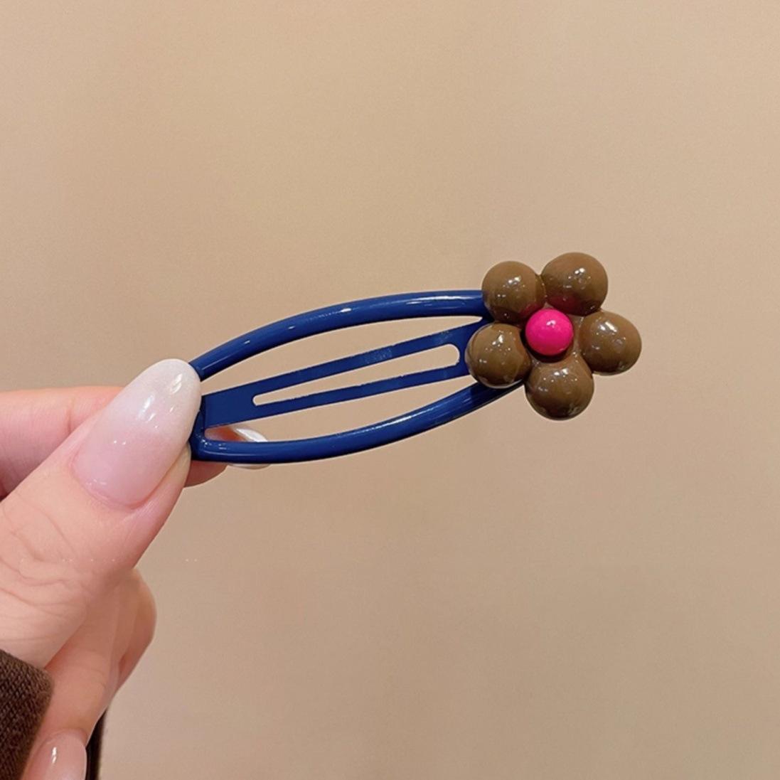 

2025 Stylish Flower Hair Clips for Girls - High-End BB Side Bangs Accessories