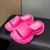 Super Thick-bottomed Cool Slippers Summer Indoor Home Non-slip and Deodorant Outer Wear Fashionable Height-increasing Cool Slippers