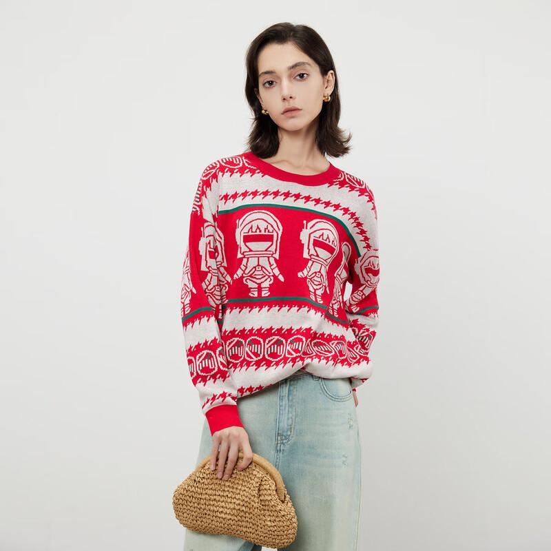 

Gejin Women s Long-Sleeve Commuter Sweater M