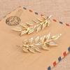 New Vintage Leaf Shirt Collar Pin Collar Brooch for Women's Brooch Metal Brooch Clothes Sweater Decorative Pin Fashion Jewelry