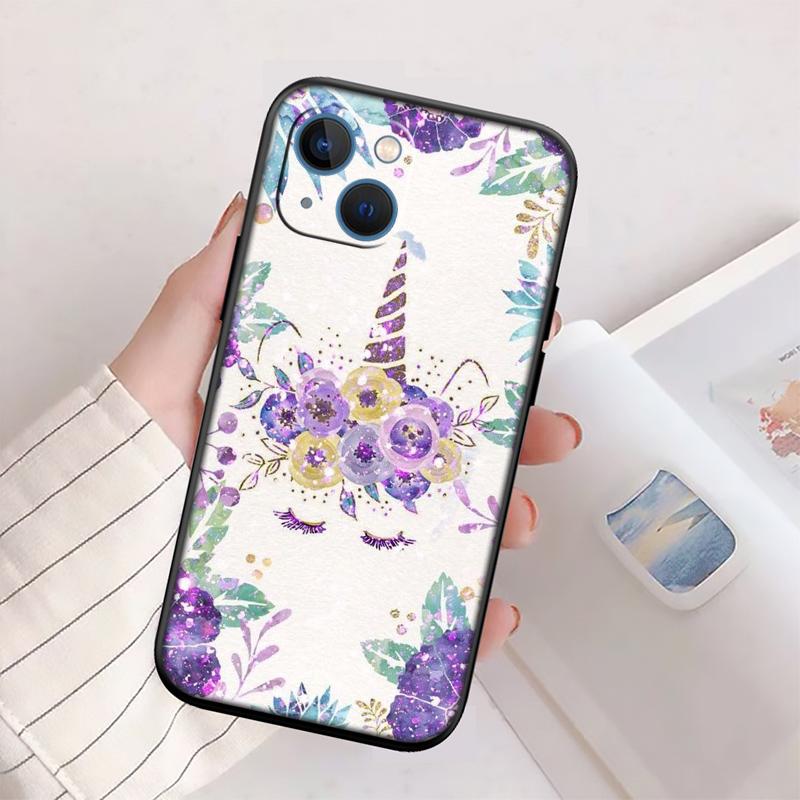 RP14 Cartoon Unicorn New High-End Shell Phone Case for Redmi Note 13 14 Pro+ Plus A3 A3X 13X 13C 13R 14S 14C 14R