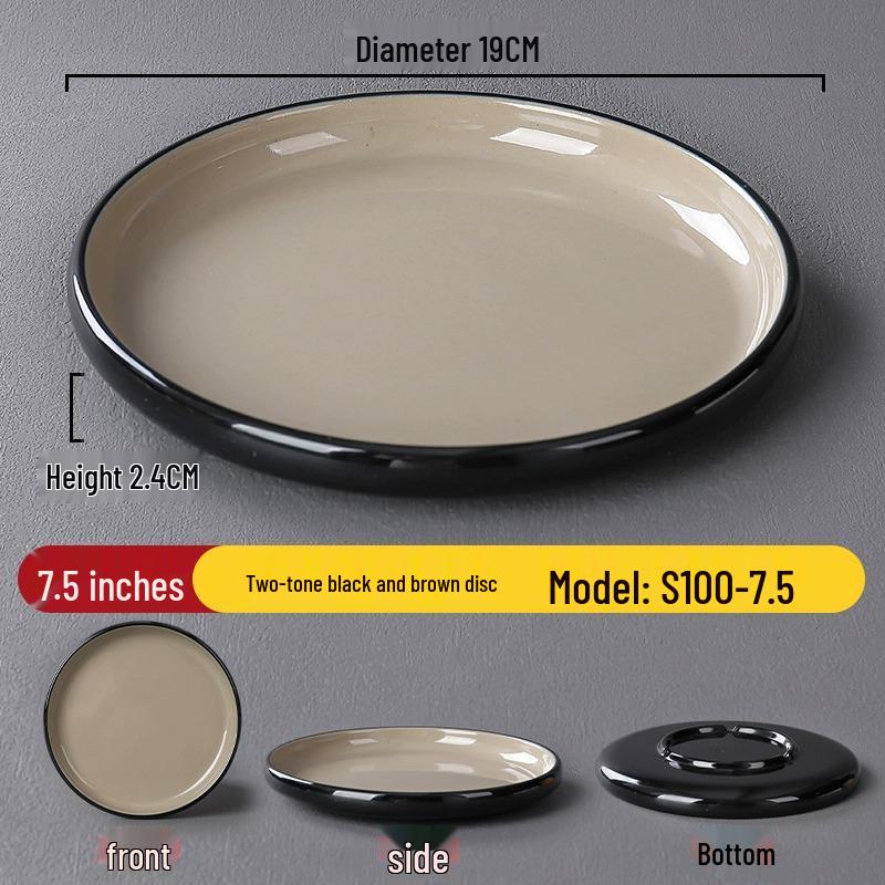 Melamine Nordic Style Cold Dish & Stir-fry Plate for Restaurants and Hotels