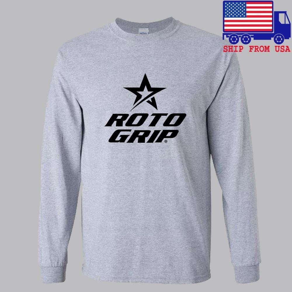 Roto Grip Bowling Bowlers Gray Size S2XL Unisex T-Shirt XXXL