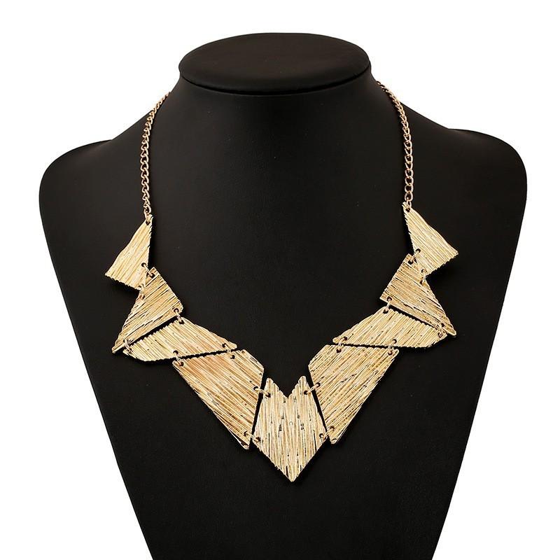 Vintage Geometric Chain Necklace For Ladies With Gold Silver Finish Spring 2025