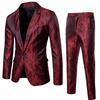 Men’s Suit Slim 2-Piece Suit  Business Wedding Party Jacket Coat & Pants