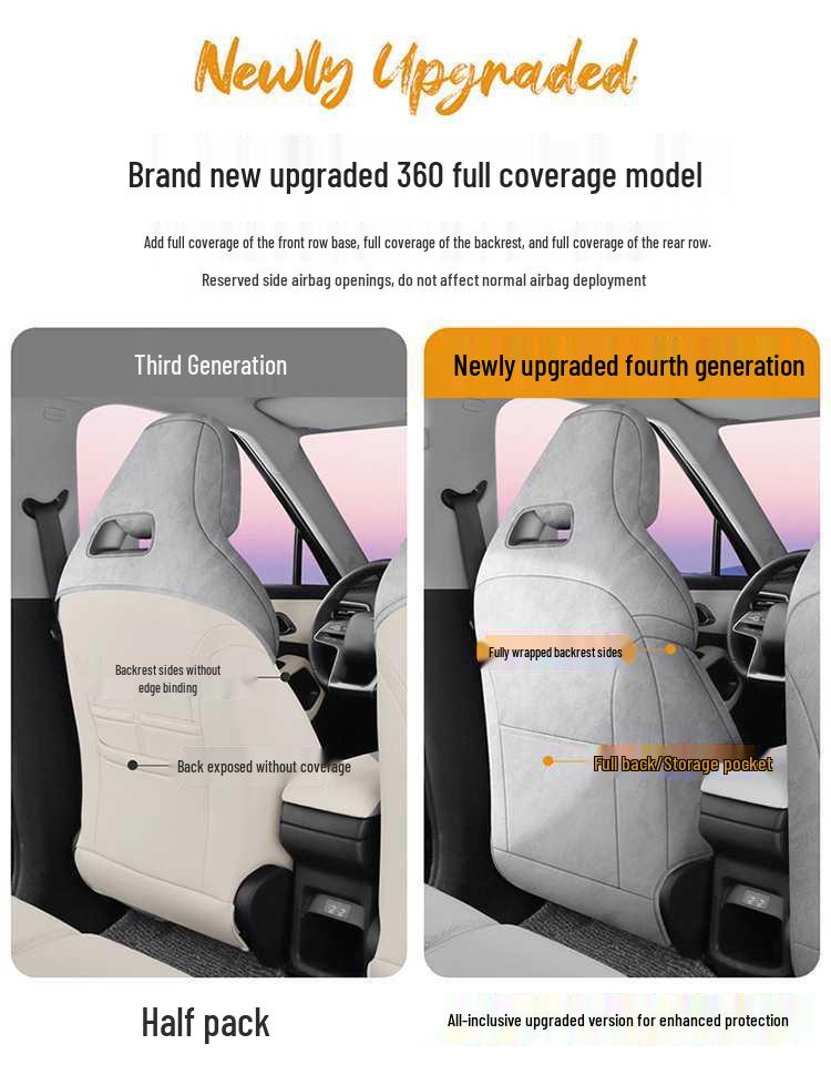 BYD Yuan UP Universal All-Season Car Seat Covers - Breathable and Dedicated Full Coverage
