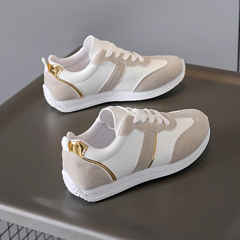  Autumn New Casual Shoes Fashionable Full Match Running Shoes Breathable Fabric Lightweight Sports Women's Shoes