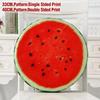 Fruit Slice Print Seat Cushion Round Throw Pillow Creative Sofa Cushion  Bedroom Use