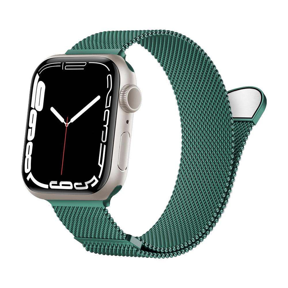 Milanese Strap For Apple Watch Ultra 2 49mm 46mm 45mm 44mm 40mm 42mm Metal Magnetic Bracelet For iWatch 10 9 8 7 6 5 4 3 SE Band