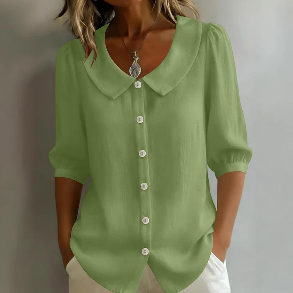 Boho Tops for Women Button Down Blouses for Women UK Short Sleeve Tops Women Ladies Tops Womens Clothing